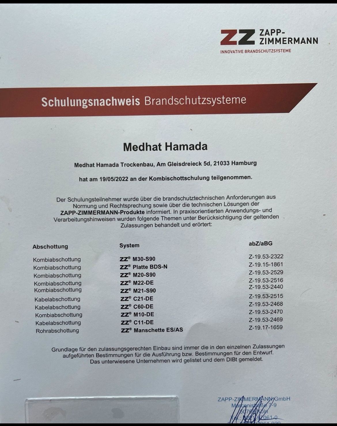 Fachberater Wasserschad